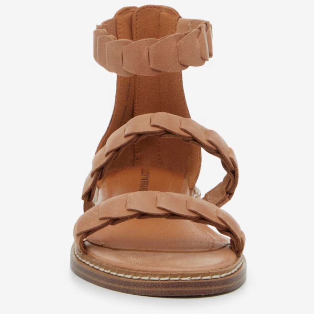 Women’s Lucky Brand Kandiss Sandal in Brown sz 7 NIB - Picture 6 of 10